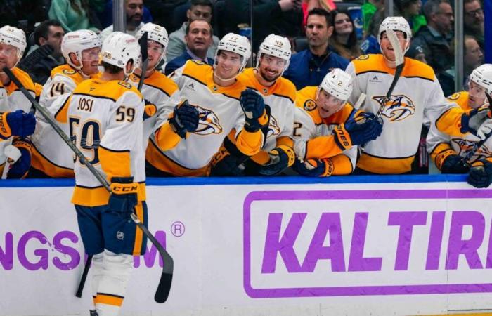 NHL: Roman Josi raggiunge i 700 punti personali