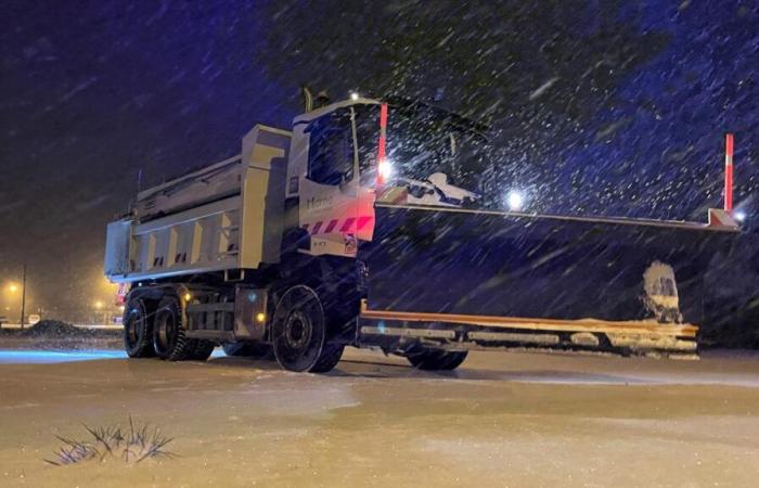 il Dipartimento della Marna riduce lo sgombero della neve sulle strade