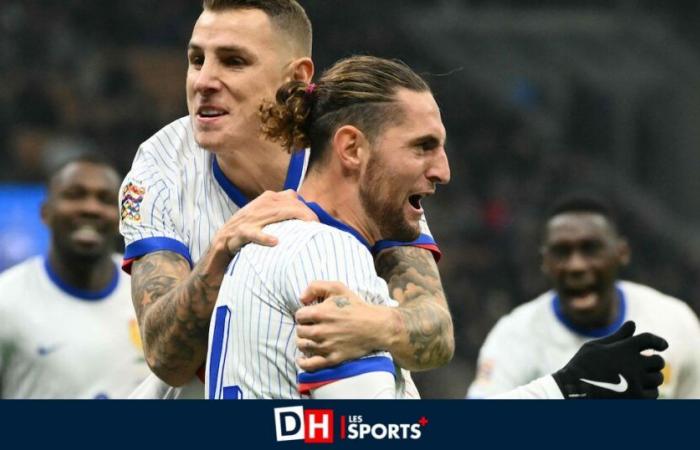 La Francia liquida l'Italia e si riprende il primo posto nel girone dei Diavoli: ancora Digne con Rabiot