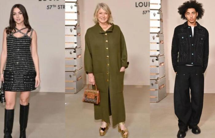 Martha Stewart, Ana de Armas, Julez Smith e altre star partecipano all'inaugurazione del negozio Louis Vuitton sulla 57th Street a New York