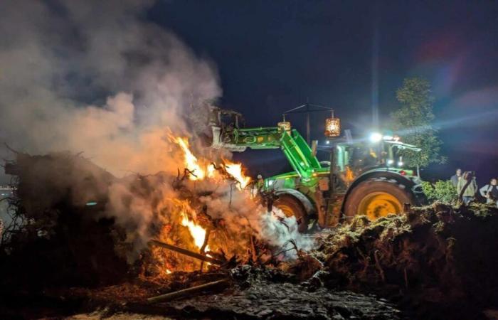 I contadini hanno dato fuoco a Bordeaux per far sentire la loro rabbia