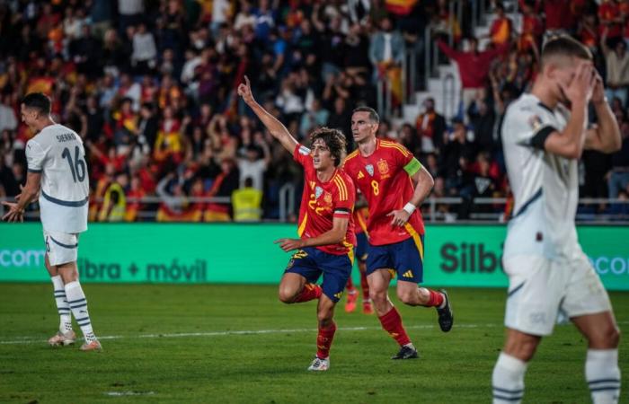 La Spagna batte la Svizzera sul traguardo, la Danimarca ai quarti al posto della Serbia – Nations League – Gruppo 4 – J6