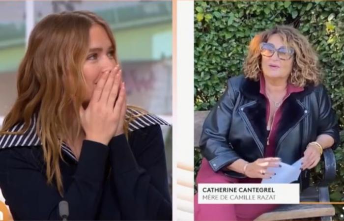 Camille Razat commossa fino alle lacrime per una sorpresa in “Télématin”