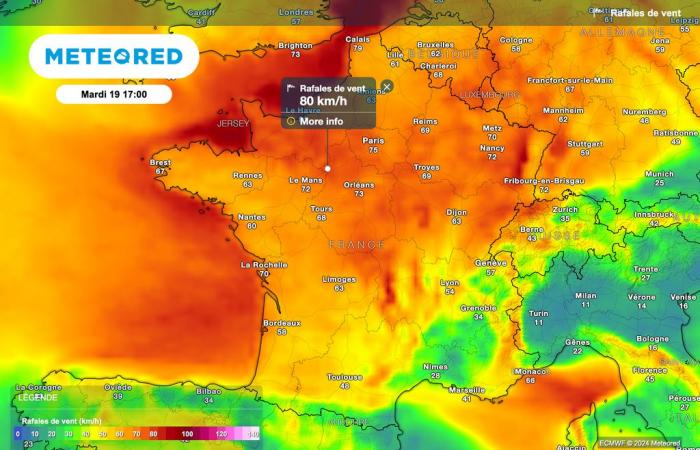 prima dell'arrivo del freddo e della neve, nelle prossime ore sono previste forti piogge in Francia