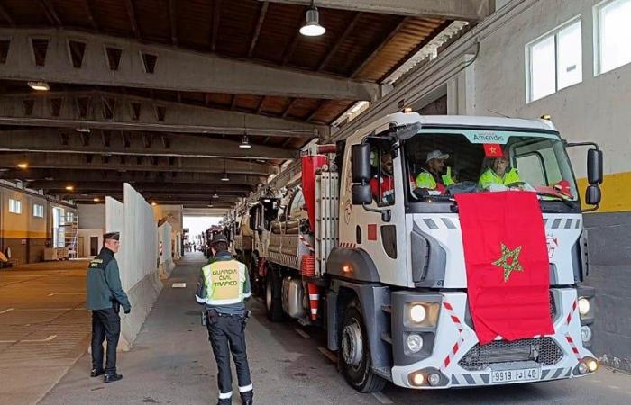 Un secondo convoglio marocchino arriva a Valencia