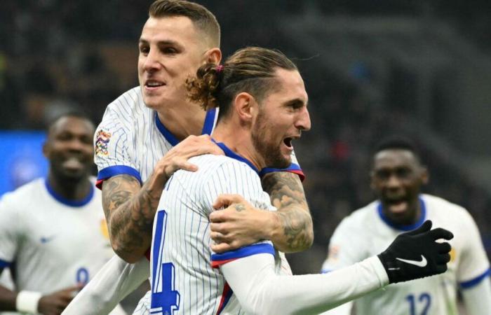 Italia – Francia (1-3): Rabiot – Digne, cinquanta ruggente