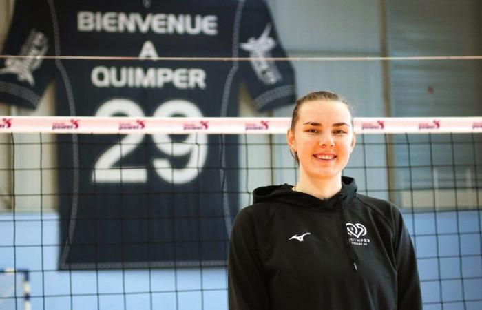 Dall'Ucraina a Quimper, la nuova vita di Diana Meliushkyna al Quimper Volley 29, dentro e fuori dal campo