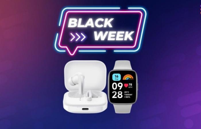 50€ è il prezzo bassissimo di questo bundle Xiaomi molto completo, con Redmi Watch 3 Active e Redmi Buds 5, durante la settimana del Black Friday