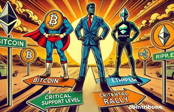 Bitcoin, Ethereum e Ripple al bivio