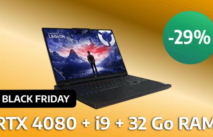 Promo: Per il Black Friday, approfitta del -29% di sconto su questo potente laptop da gioco con la sua RTX 4080!