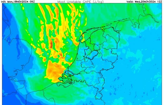 Le forti piogge invernali potrebbero riservare una sorpresa di neve mercoledì?