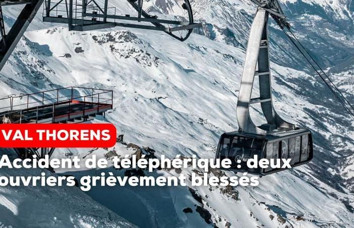 Val Thorens – Incidente funivia in un cantiere: 2 feriti gravi