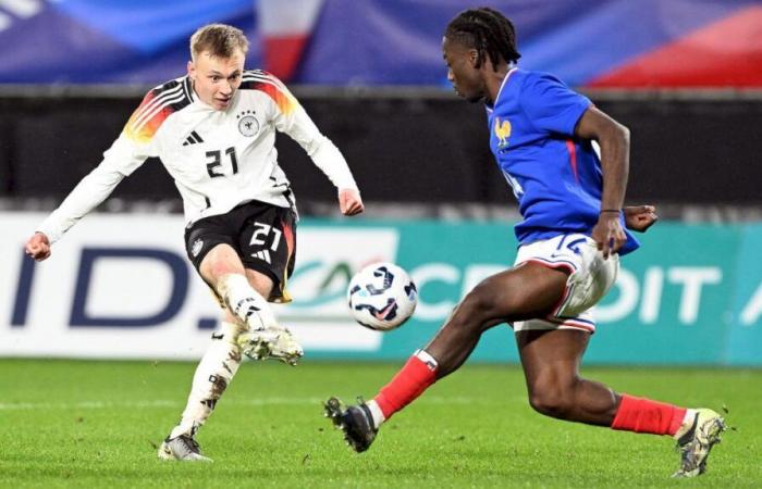 la squadra francese U21 strappa un doloroso pareggio contro la Germania!