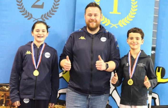 Medaglie d'oro regionali per gli under 13 del club di scherma della Dordogna