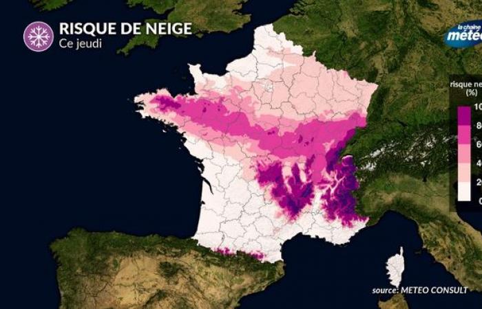 Giovedì neve in pianura: dove cadrà?