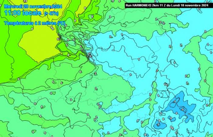 Le forti piogge invernali potrebbero riservare una sorpresa di neve mercoledì?