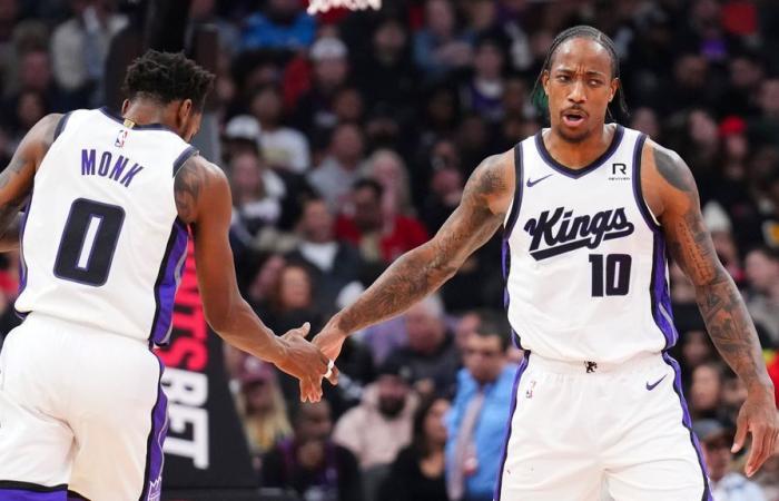 Kings' Monk, DeRozan, Sabonis hanno il permesso di lavorare in campo