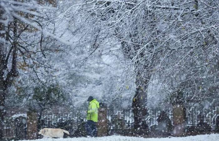 Nelle immagini: il Regno Unito trema mentre arriva la neve