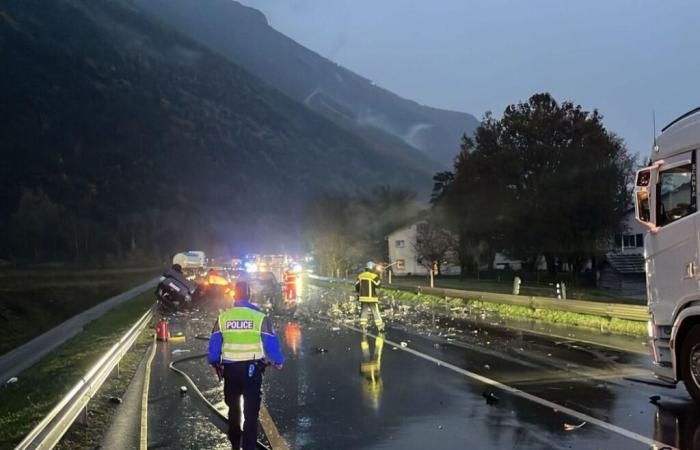 Incidente a Leuk: morte di un automobilista sulla strada per Finges