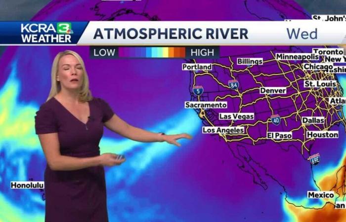 Temporizzazione della pioggia e della neve questa settimana in tutta la California settentrionale