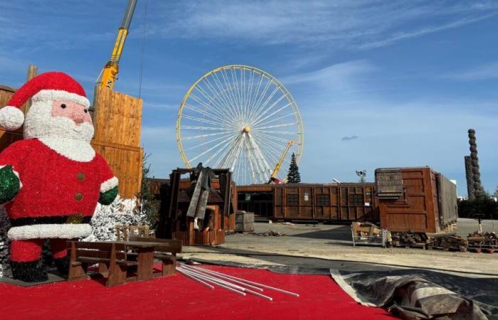 Corsa contro il tempo al Barcarès Christmas Village per riqualificare l'area colpita dall'incendio