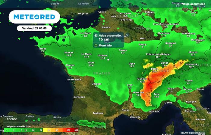 arrivo imminente della discesa dell'aria polare marittima sulla Francia. Domani temperature in calo!