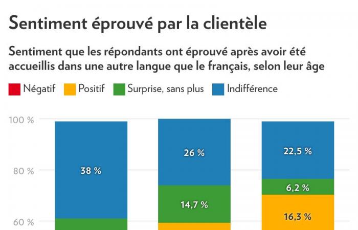 Lingua del servizio nelle imprese | Un quebecchese su tre resta indifferente quando non viene servito in francese