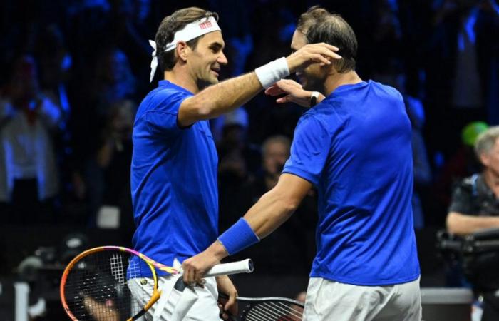 Il toccante omaggio di Roger Federer a Rafael Nadal