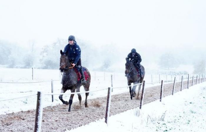 Nelle immagini: il Regno Unito trema mentre arriva la neve