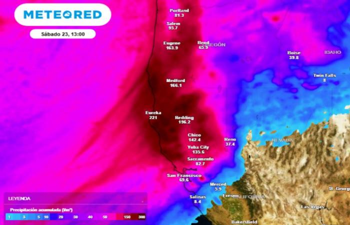 Un fiume dall’atmosfera devastante potrebbe scaricare 600 l/m² e provocare gravi inondazioni negli Stati Uniti!