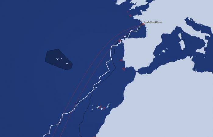 Mappamondo della Vandea di Les Sables-d'Olonne. Dopo 8 giorni e 10 ore, scopri i “percorsi” dei 3 leader