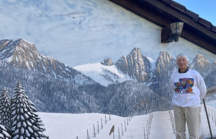 Radio Chablais – Per il pittore Willy Läng, il villaggio di Château-d’Oex è una tela a grandezza naturale