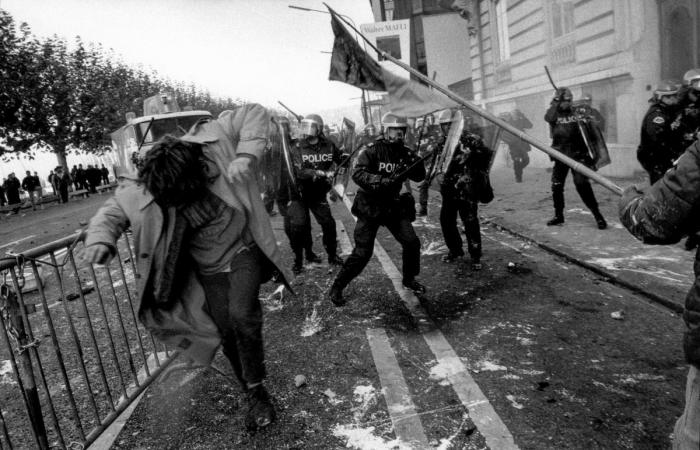 Mostra a Ginevra: Enrico Gastaldello mostra le sue foto delle dimostrazioni all’Uni-Dufour