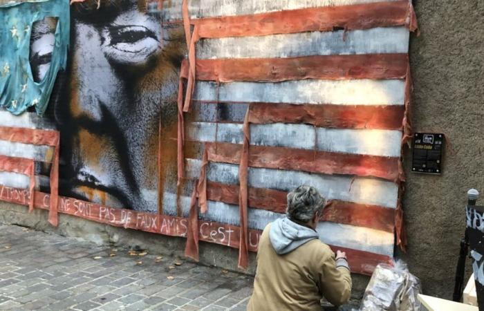 l’affresco punch dell’artista Eddie Colla