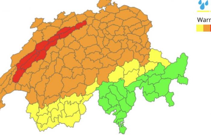 In queste regioni si avvertono forti temporali