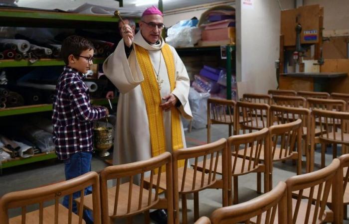 Cattedre di Notre-Dame benedette nelle Landes prima di raggiungere Parigi