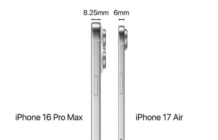 L’iPhone 17 Air sarebbe ancora più sottile del più sottile di tutti gli iPhone