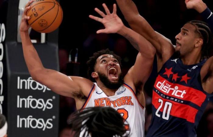 NBA: Washington Wizards contro New York Knicks | Livello di campo