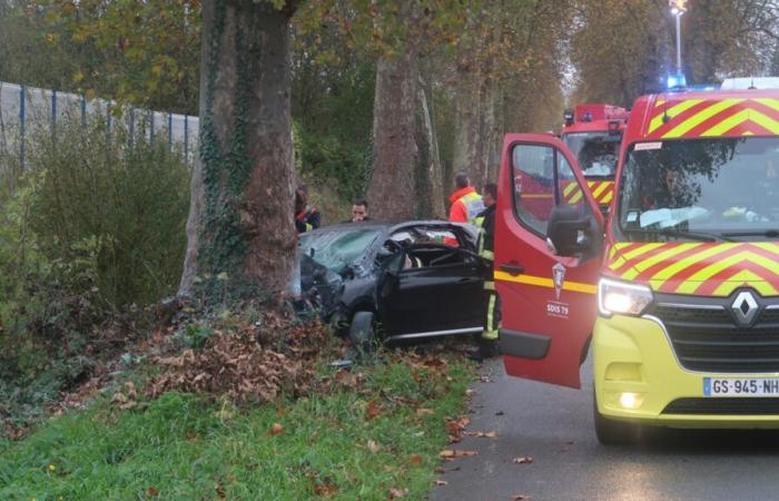 un uomo di 30 anni tra la vita e la morte dopo aver abbandonato la strada