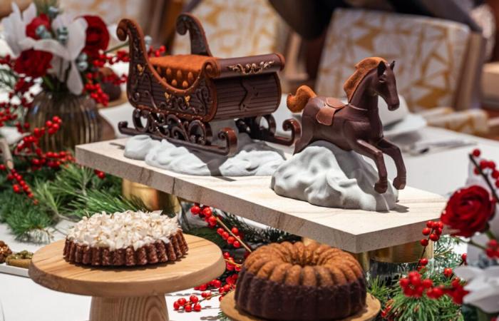 La slitta incantata: il magico tronchetto di Natale a Cheval Blanc Paris 2024