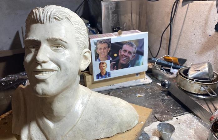 come sarà la statua di Bernard Tapie? Le prime immagini dei rendering di Boli, Desailly, Di Meco e Sauzée