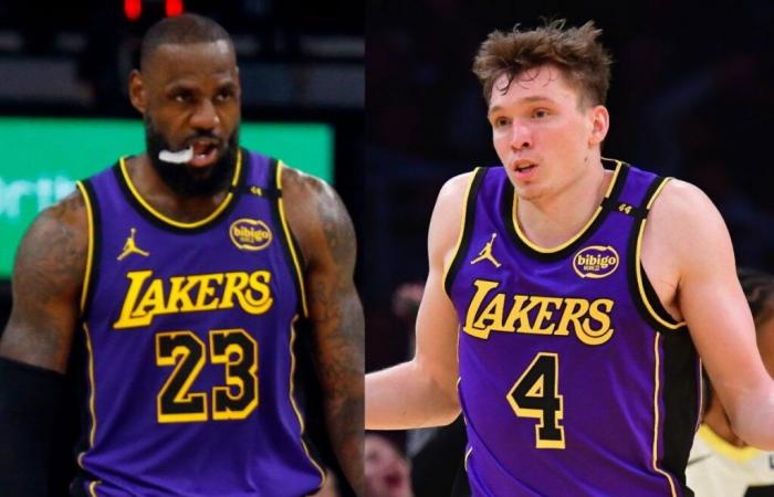 “Allora cosa sono adesso?”: LeBron James affronta con orgoglio le accuse pubbliche dopo che l’avvertimento di Dalton Knecht è caduto nel vuoto un anno fa