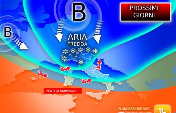 Tempesta Artica tra poche ore, Venti gelidi e Neve fino in pianura nei Prossimi Giorni