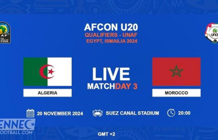 UNAF U20 – Algeria/Marocco: clicca qui per vedere la partita LIVE