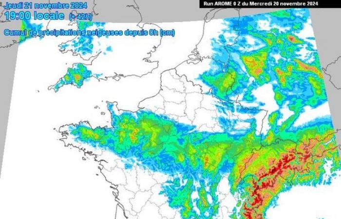 Dove nevicherà in pianura giovedì? La mappa si fa più chiara, incertezza per l'Île-de-France