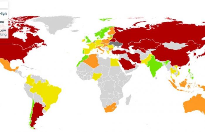 La Svizzera cade nella classifica climatica