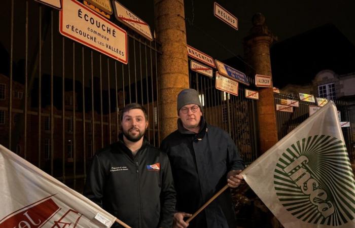 i contadini dell'Orne ricevuti dal prefetto dopo la loro manifestazione