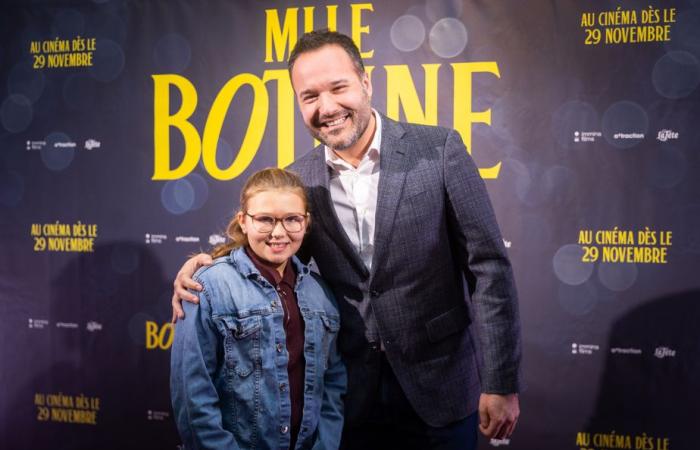 Serata di première familiare per Mlle Bottine