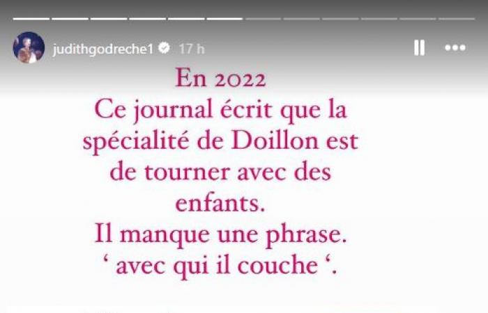 Judith Godrèche incriminata per diffamazione contro Jacques Doillon, esprime la sua rabbia