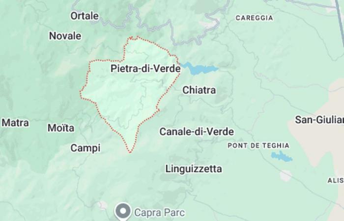 Un incendio scoppia nei pressi del villaggio di Pietra-di-Verde